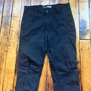 Carhartt Pants Men’s 32x32* Rugged Flex Straight Fit Canvas Tapered Work Black